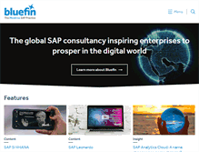 Tablet Screenshot of bluefinsolutions.com